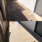 Cairns pressure cleaning driveways (before and after)