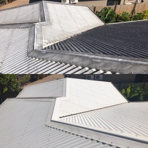 Cairns pressure cleaning roofs (Before & after)