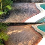 Cairns pressure cleaning tiles (before & after)