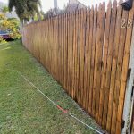 Cairns pressure cleaning fences (after)